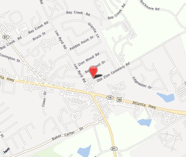 Location Map: 117 Lee Byrd Rd Loganville, GA 30052